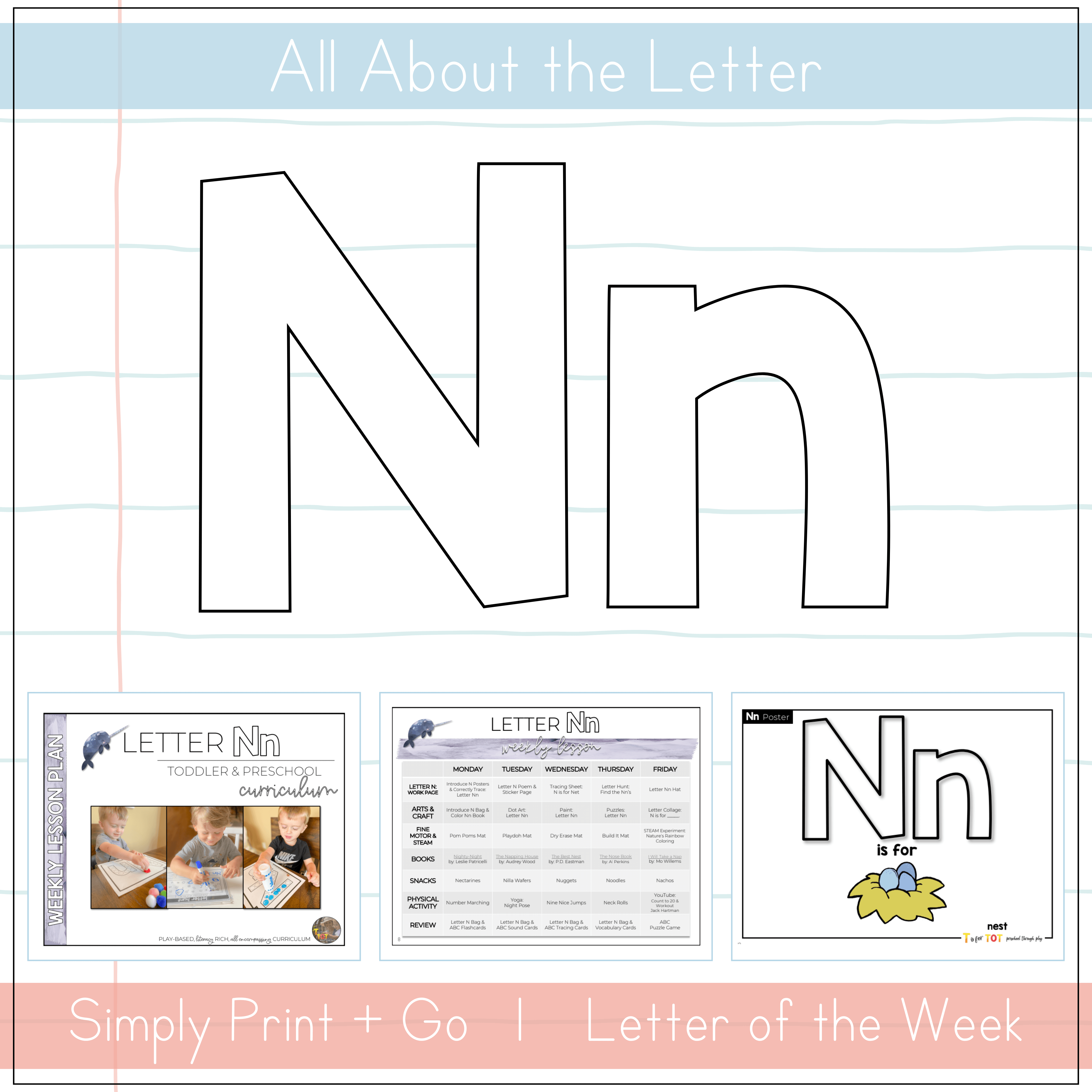 Toddler & Preschool | Letter Nn Curriculum