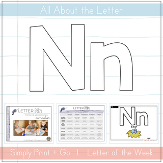 Toddler & Preschool | Letter Nn Curriculum