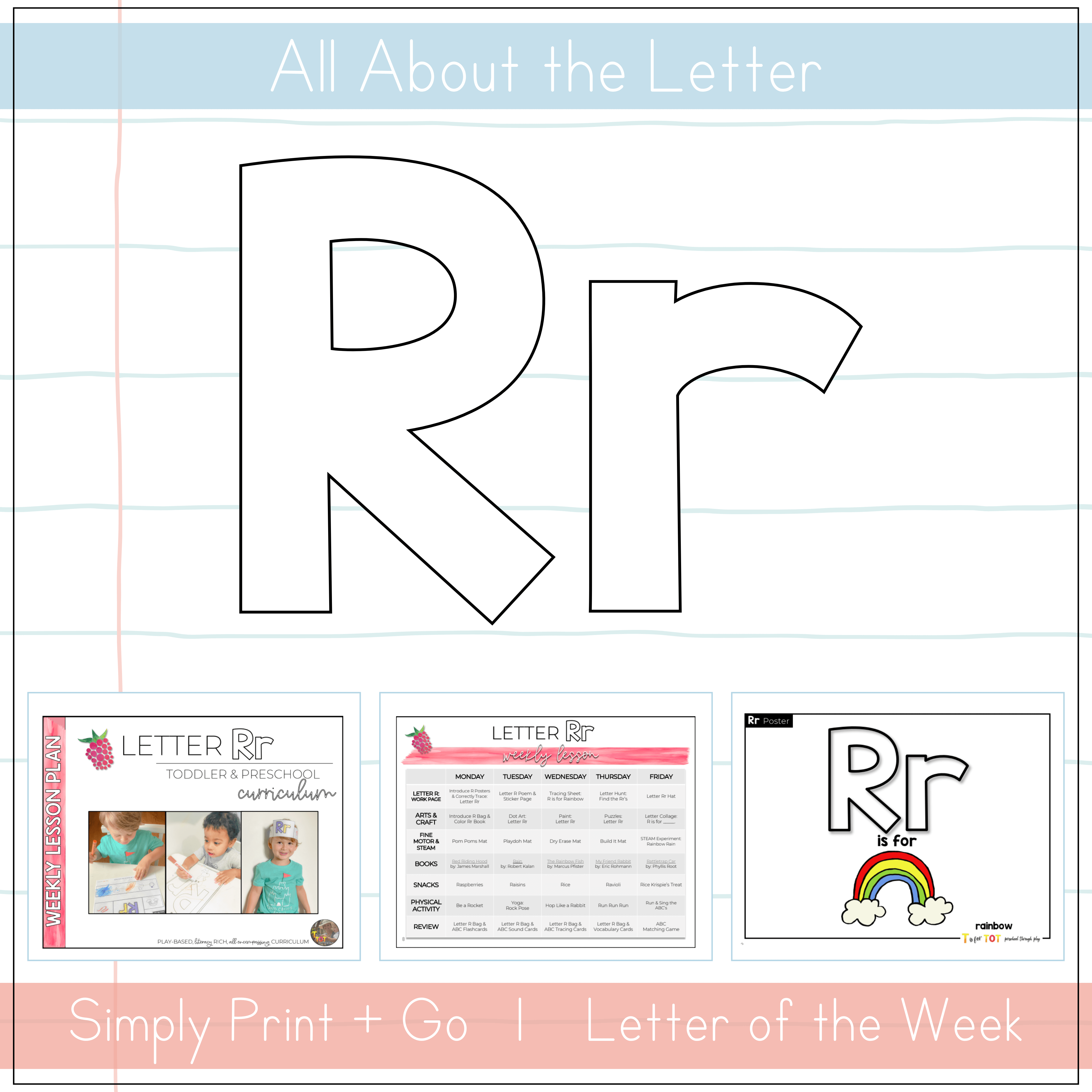 Toddler & Preschool | Letter Rr Curriculum