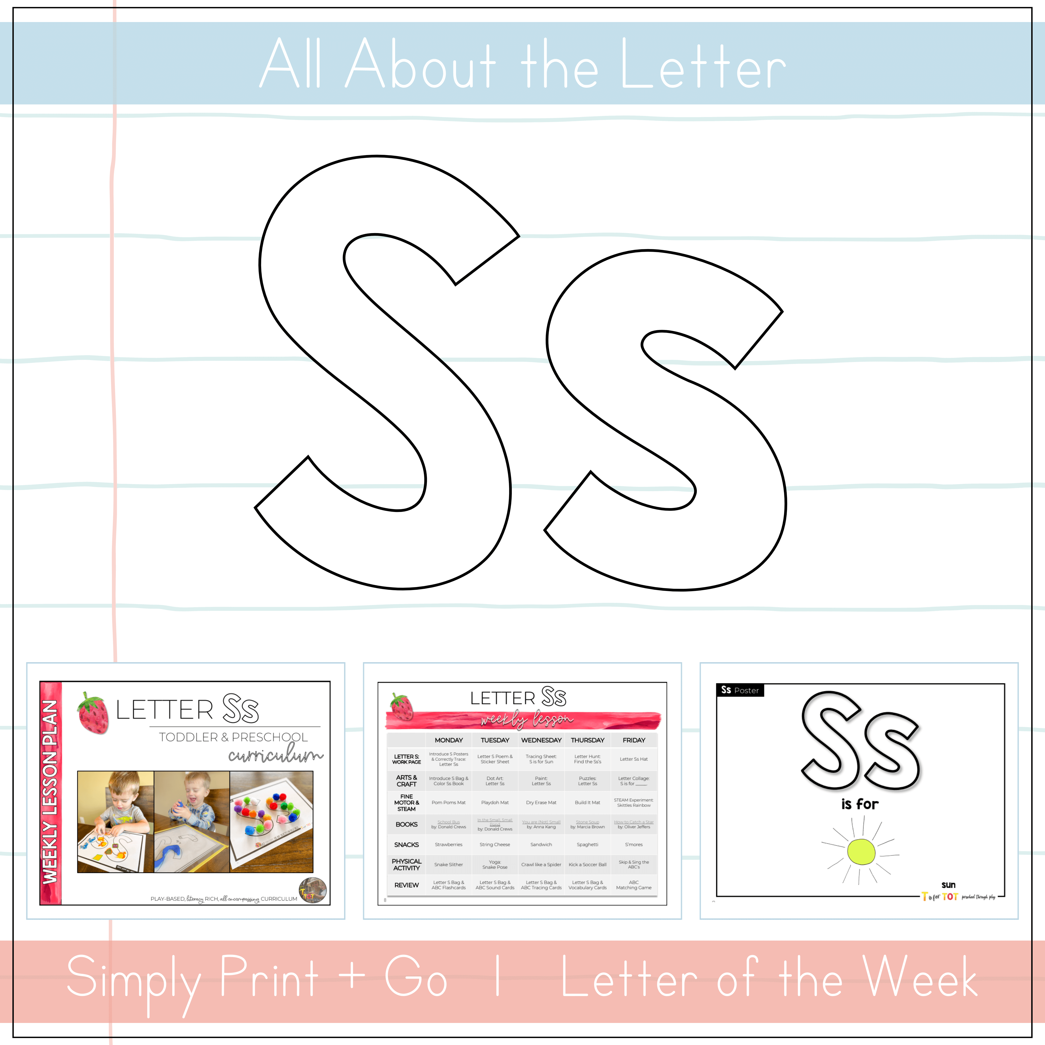 Toddler & Preschool | Letter Ss Curriculum