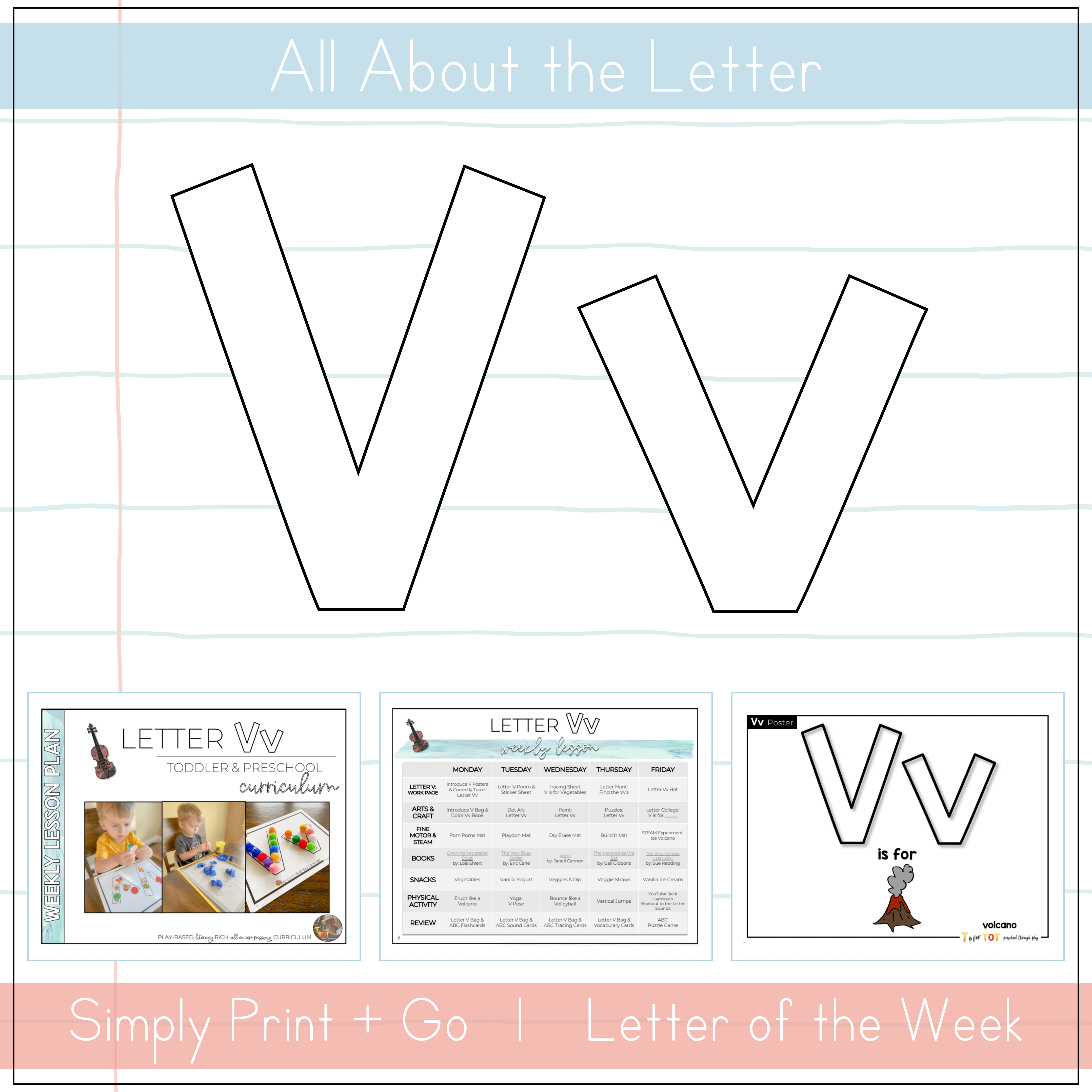 Toddler & Preschool | Letter Vv Curriculum