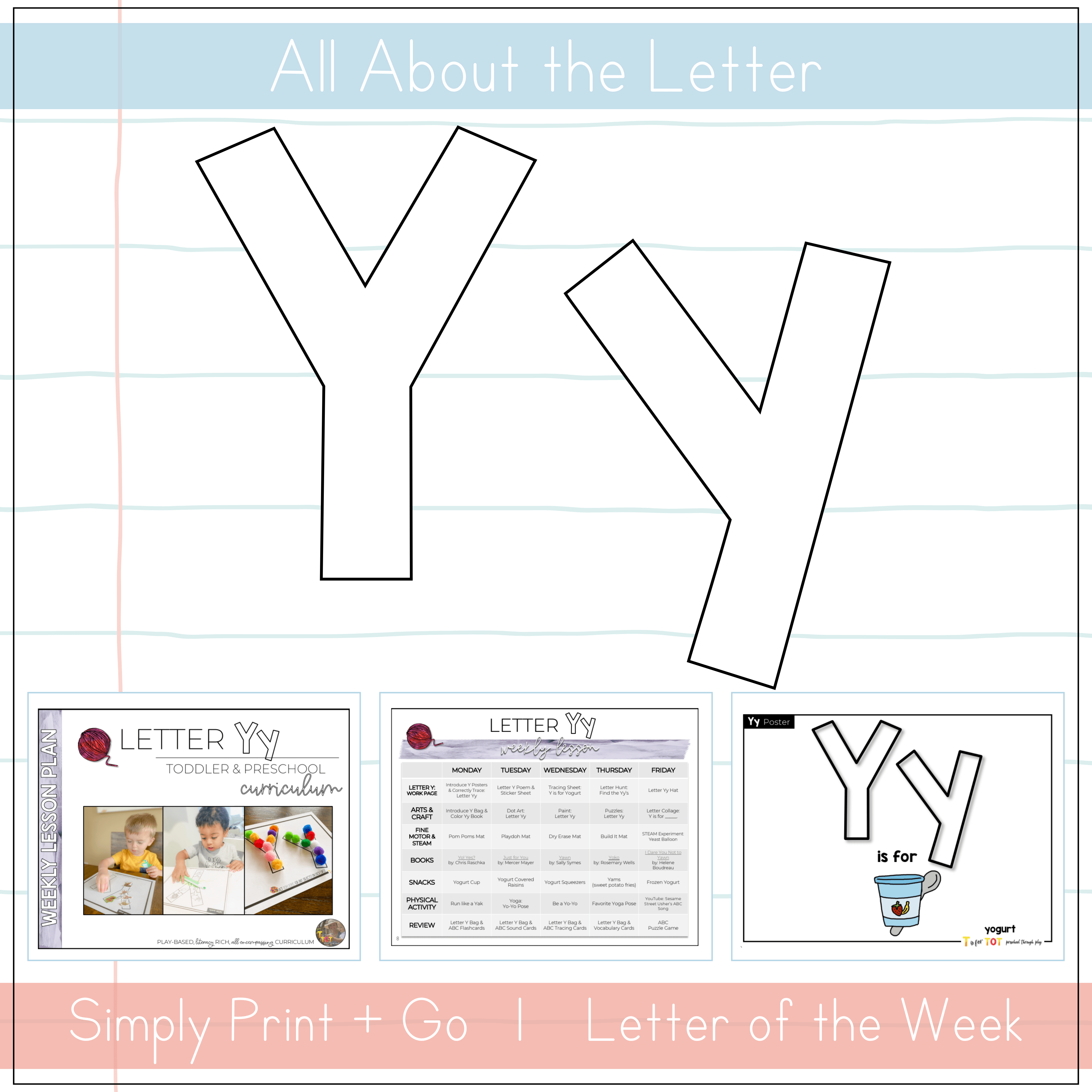 Toddler & Preschool | Letter Yy Curriculum