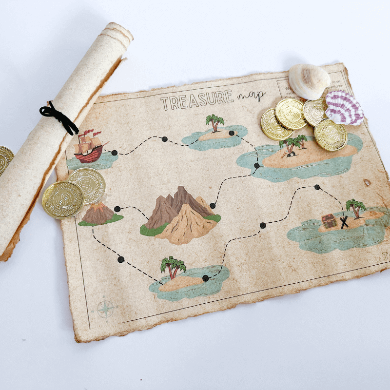 T Is For Tot - Learn & Play Kits For Ages 3-6. Early Childhood Education, Learn Through Play, Treasure Map