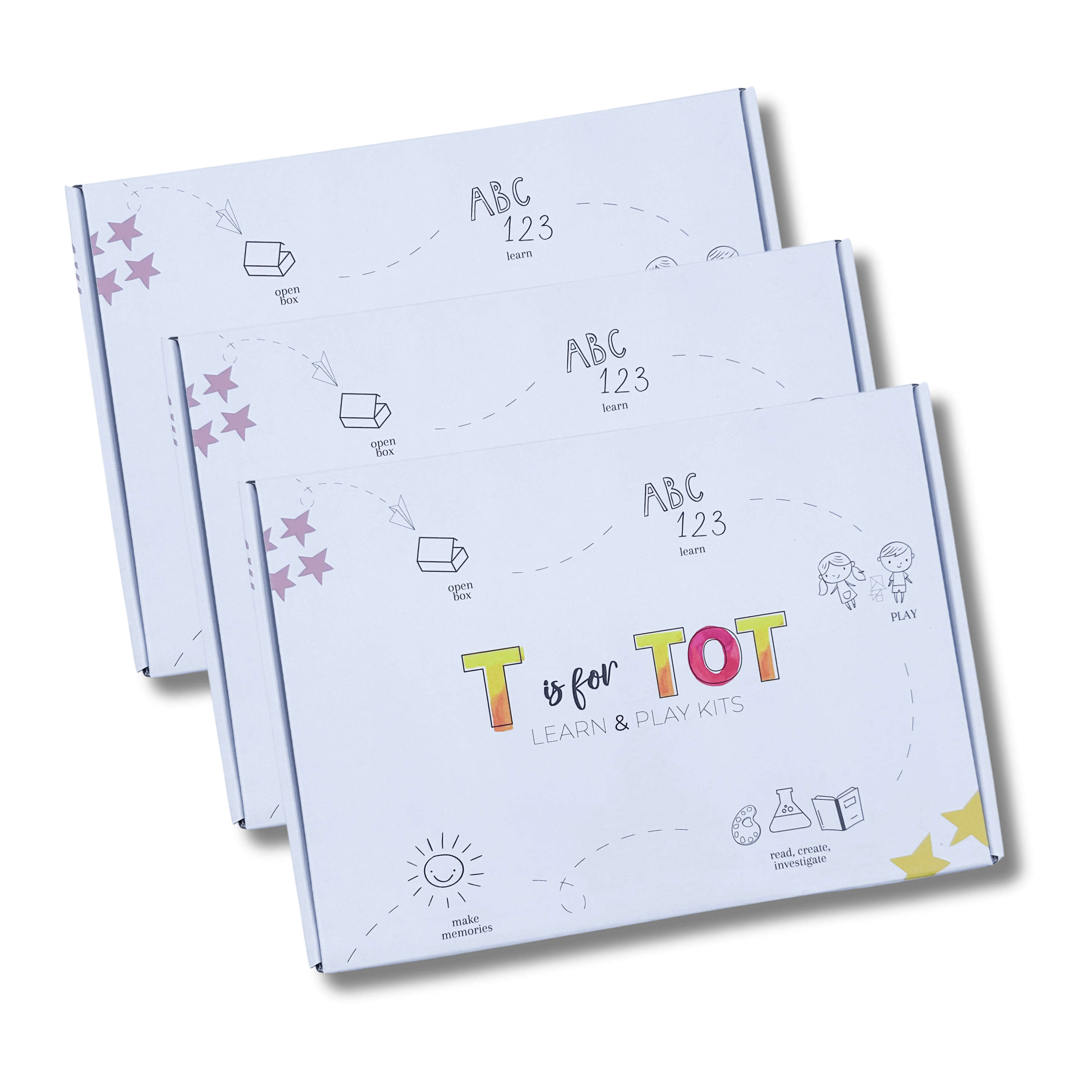 T Is For Tot - Learn & Play Kits For Ages 3-6. Early Childhood Education, Learn Through Play, Best Subscription Box For Kids