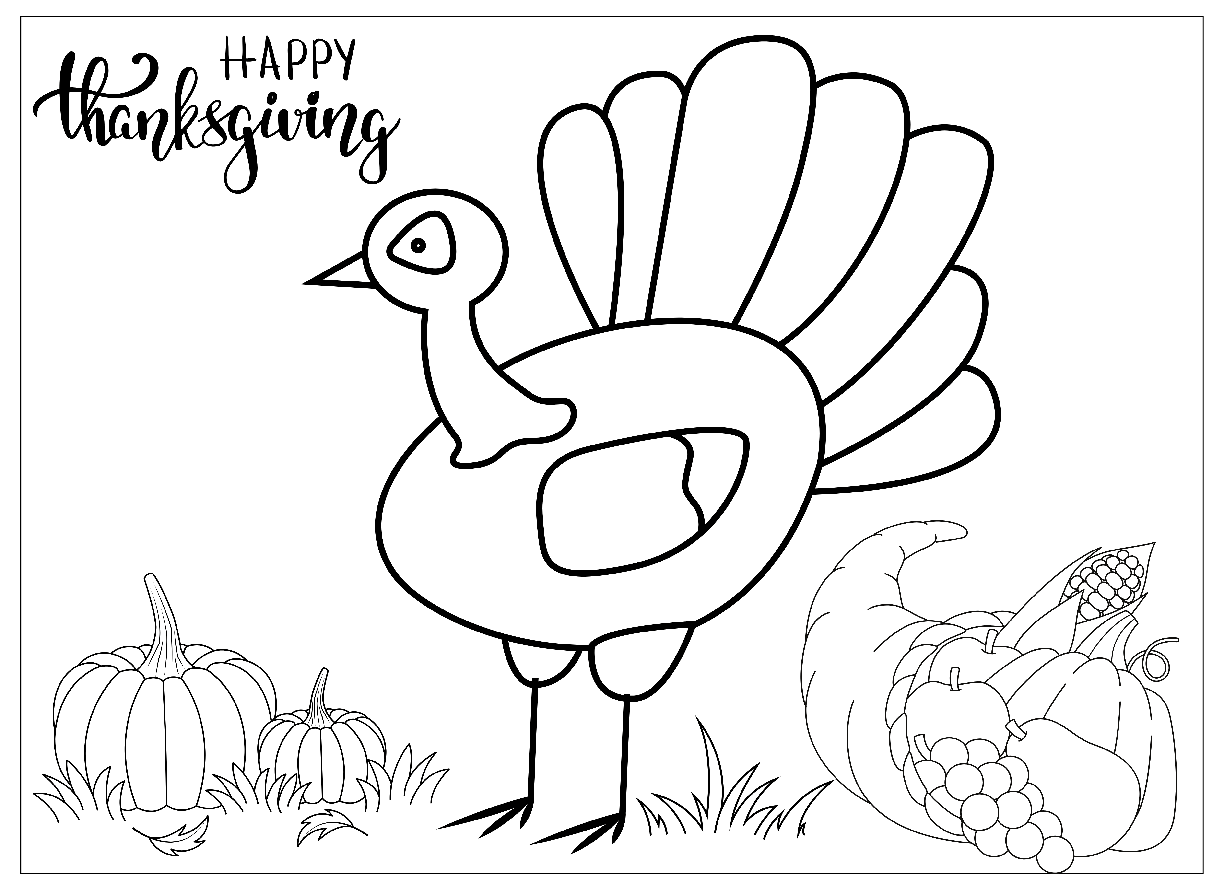 Thanksgiving Free Printable for Kids