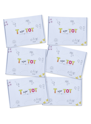 T Is For Tot - Learn & Play Kits For Ages 3-6. Early Childhood Education, Learn Through Play, Best Subscription Box For Kids