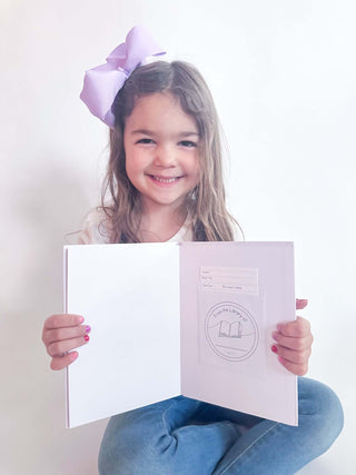 Blank Hardcover Book & Markers: Unleash your creativity by writing and illustrating your very own book!